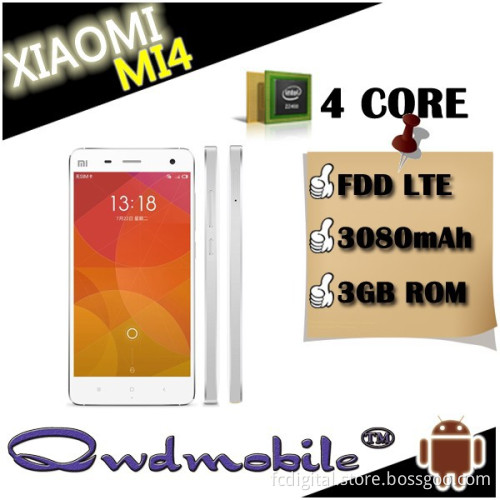 XIAOMI MI4 Qualcomm Snapdragon 801 Quad Core 2.5GHz 5.0 Inch 1920*1080 Screen MIUI V5 3G Smartphone